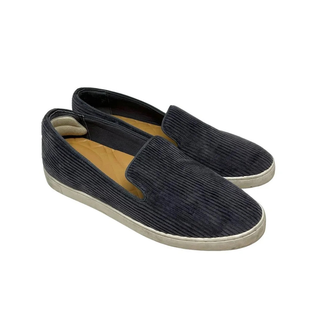 Birdies The Swift Sneakers in Charcoal Gray Corduroy Size 8